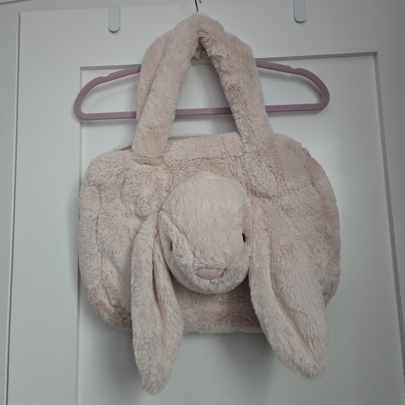 Jellycat Smudge Rabbit Tote Authentic - Picture 2 of 6